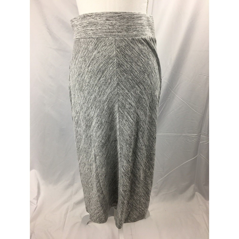 Lou & Grey Women SMALL Grey Skirt Maxi Pullon Rayon Blend Stretch‎